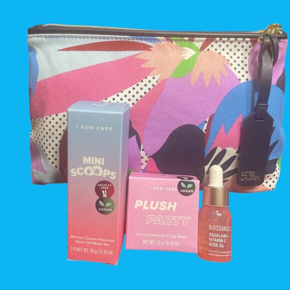 I Dew Care Other - LOW START I DEW CARE BUNDLE WITH ESTEE LAUDER COSMETIC BAG